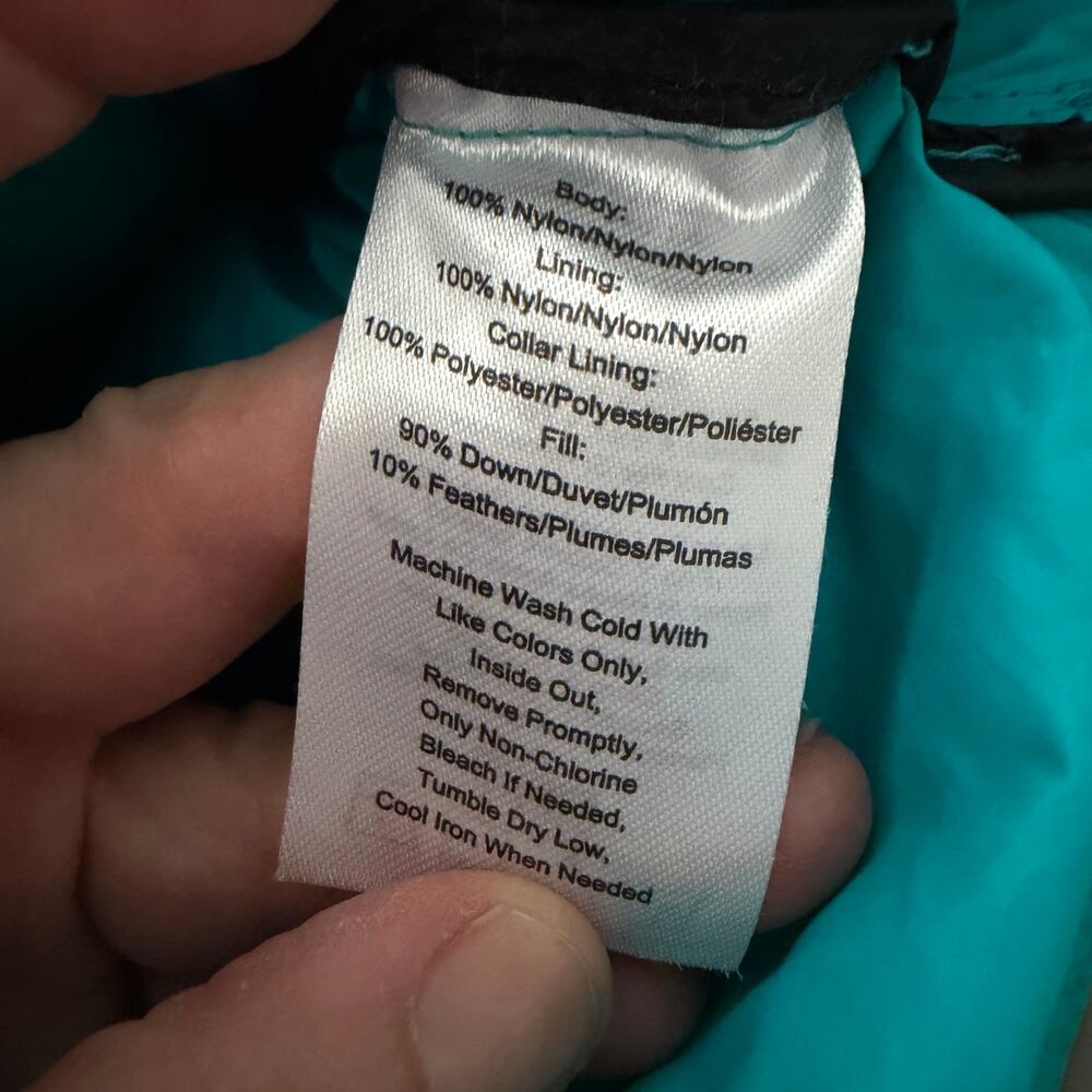 Calvin Klein aqua zip up puffer vest tennis activewear - Picture 12 of 12